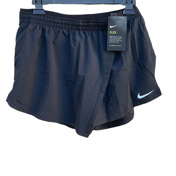 Nike Flex black running shorts size large NEW - Picture 1 of 7